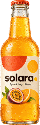 Solara sparkling citrus bottle
